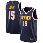 Nike Nikola Jokic Denver Nuggets Youth Swingman Jersey Icon Editi- Navy