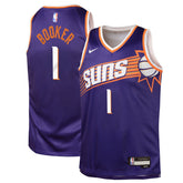 Nike Devin Booker Phoenix Suns Youth Swingman Jersey Icon Edition Purple