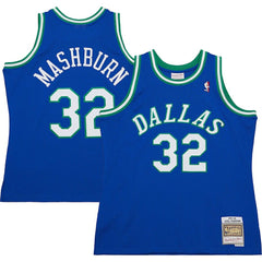 Mitchell & Ness Jamal Mashburn Dallas Mavericks 1993/94 Hardwood Classics Swingman Jersey Blue