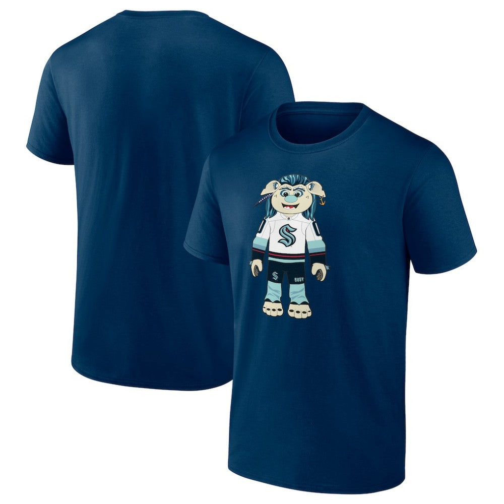 Seattle Kraken Mascot Buoy T-Shirt - Deep Sea Blue | NHL sale