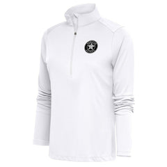 Houston Astros Antigua Women's Brushed Metallic Tribute Half-Zip Pullover Top Near Me