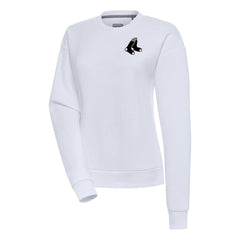 Boston Red Sox Antigua Women's Brushed Metallic Victory Pullover Sweatshirt Discount