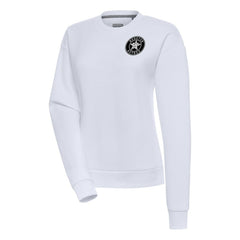 Houston Astros Antigua Women's Brushed Metallic Victory Pullover Sweatshirt Sale