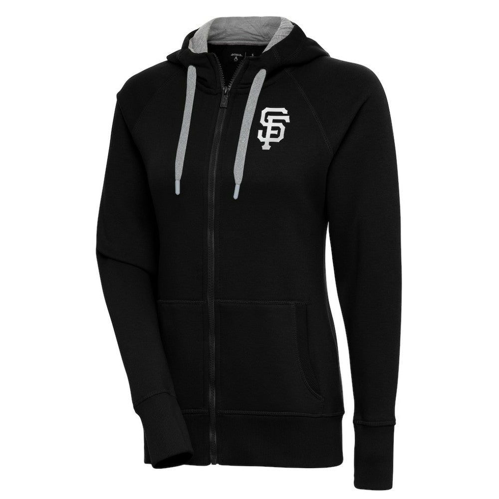 San Francisco Giants Antigua Women's Brushed Metallic Victory Full-Zip Hoodie Sale