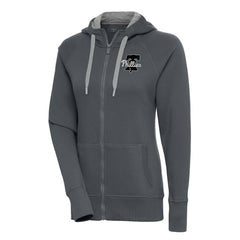 Philadelphia Phillies Antigua Women's Brushed Metallic Victory Full-Zip Hoodie Outlet