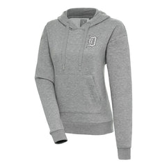 Detroit Tigers Antigua Women's Brushed Metallic Victory Pullover Hoodie Discount