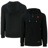 San Francisco Giants Cutter & Buck Roam Eco Half-Zip Recycled Pullover Hoodie Sale