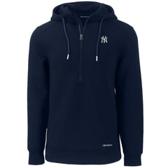 New York Yankees Cutter & Buck Roam Eco Half-Zip Recycled Pullover Hoodie Sale