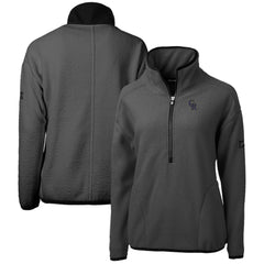 Colorado Rockies Cutter & Buck Women's Roam Cascade Eco Sherpa Fleece Half-Zip Pullover Jacket for sale