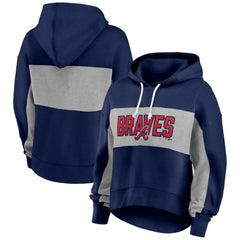 Atlanta Braves Profile Women's Plus Size Pullover Hoodie Online