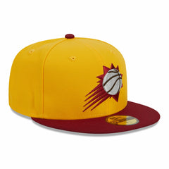 New Era Phoenix Suns Fall Leaves 2-Tone 59FIFTY Fitted Hat Yellow/Red