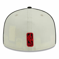 New Era Portland Trail Blazers Piping 2-Tone 59FIFTY Fitted Hat Cream/Black