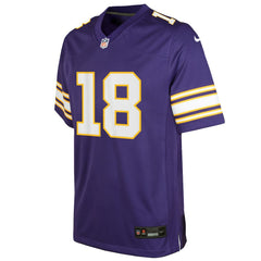 Justin Jefferson Minnesota Vikings Youth Game Jersey - Purple - Nike