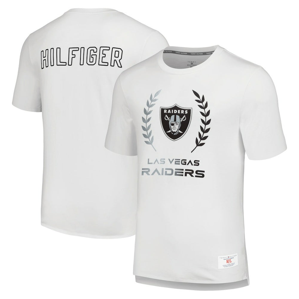 Las Vegas Raiders Tommy Hilfiger Miles T-Shirt - White - NFL