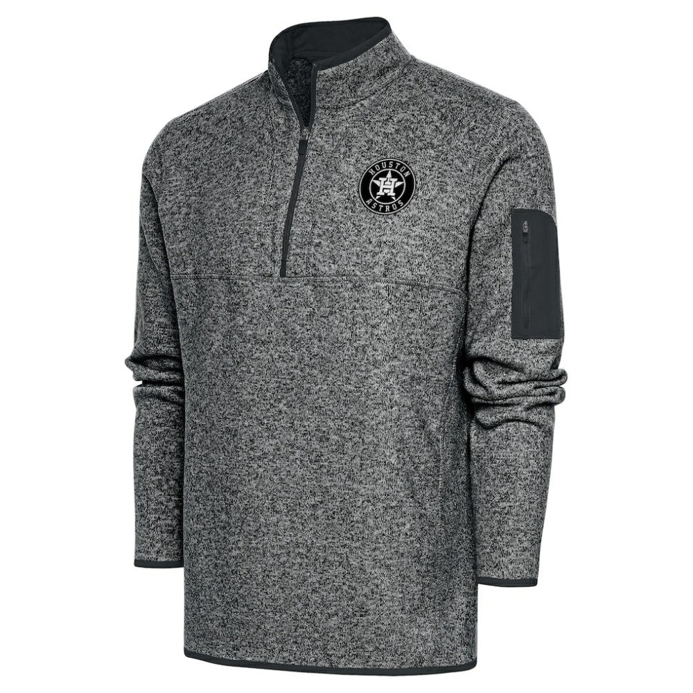 Houston Astros Antigua Metallic Big & Tall Quarter-Zip Jacket Discount