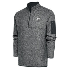 St. Louis Cardinals Antigua Metallic Big & Tall Quarter-Zip Jacket Online