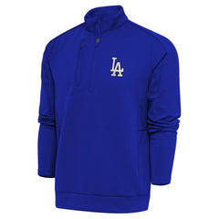 Los Angeles Dodgers Antigua Metallic Generation Quarter-Zip Pullover Top Near Me