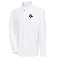 Boston Red Sox Antigua Metallic Tribute Quarter-Zip Top Discount
