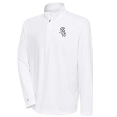 Chicago White Sox Antigua Metallic Tribute Quarter-Zip Top Discount