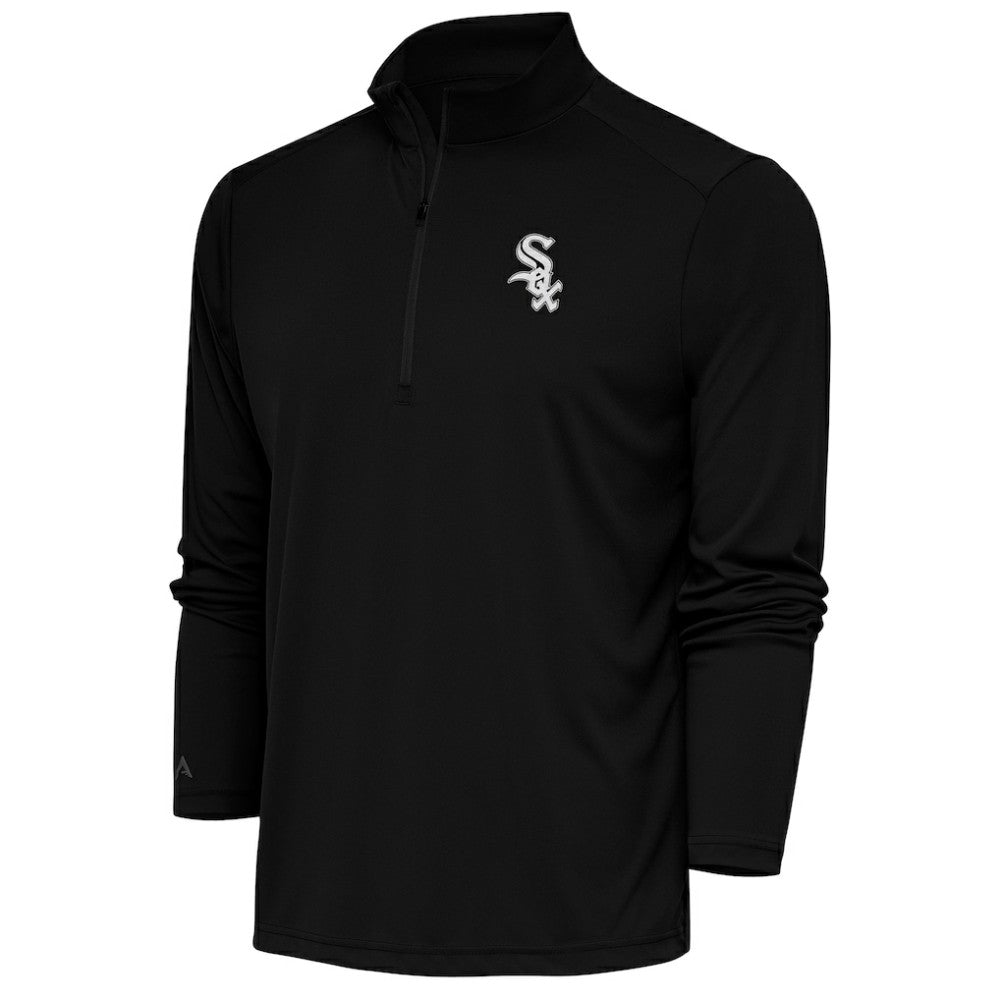 Chicago White Sox Antigua Metallic Tribute Quarter-Zip Top Online