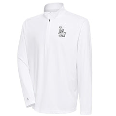 Los Angeles Dodgers Antigua Metallic Tribute Quarter-Zip Top Online