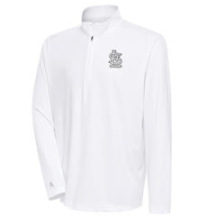 St. Louis Cardinals Antigua Metallic Tribute Quarter-Zip Top Discount