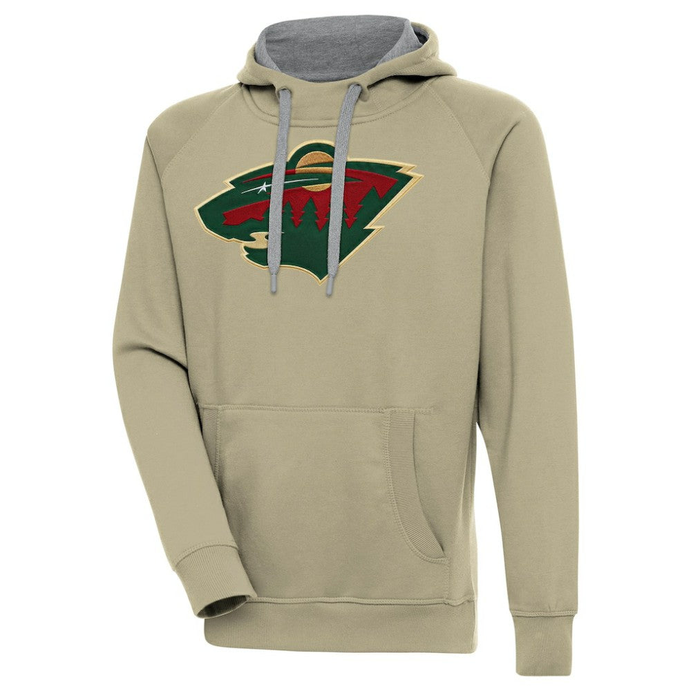 Minnesota Wild Antigua Victory Pullover Hoodie - Khaki | NHL discount