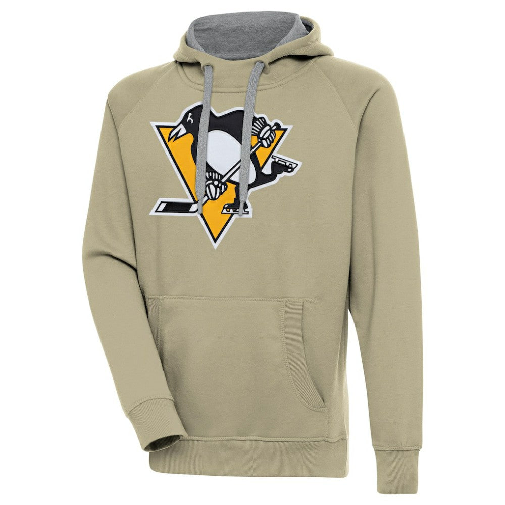 Pittsburgh Penguins Antigua Victory Pullover Hoodie - Khaki | NHL on sale