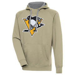 Pittsburgh Penguins Antigua Victory Pullover Hoodie - Khaki | NHL on sale