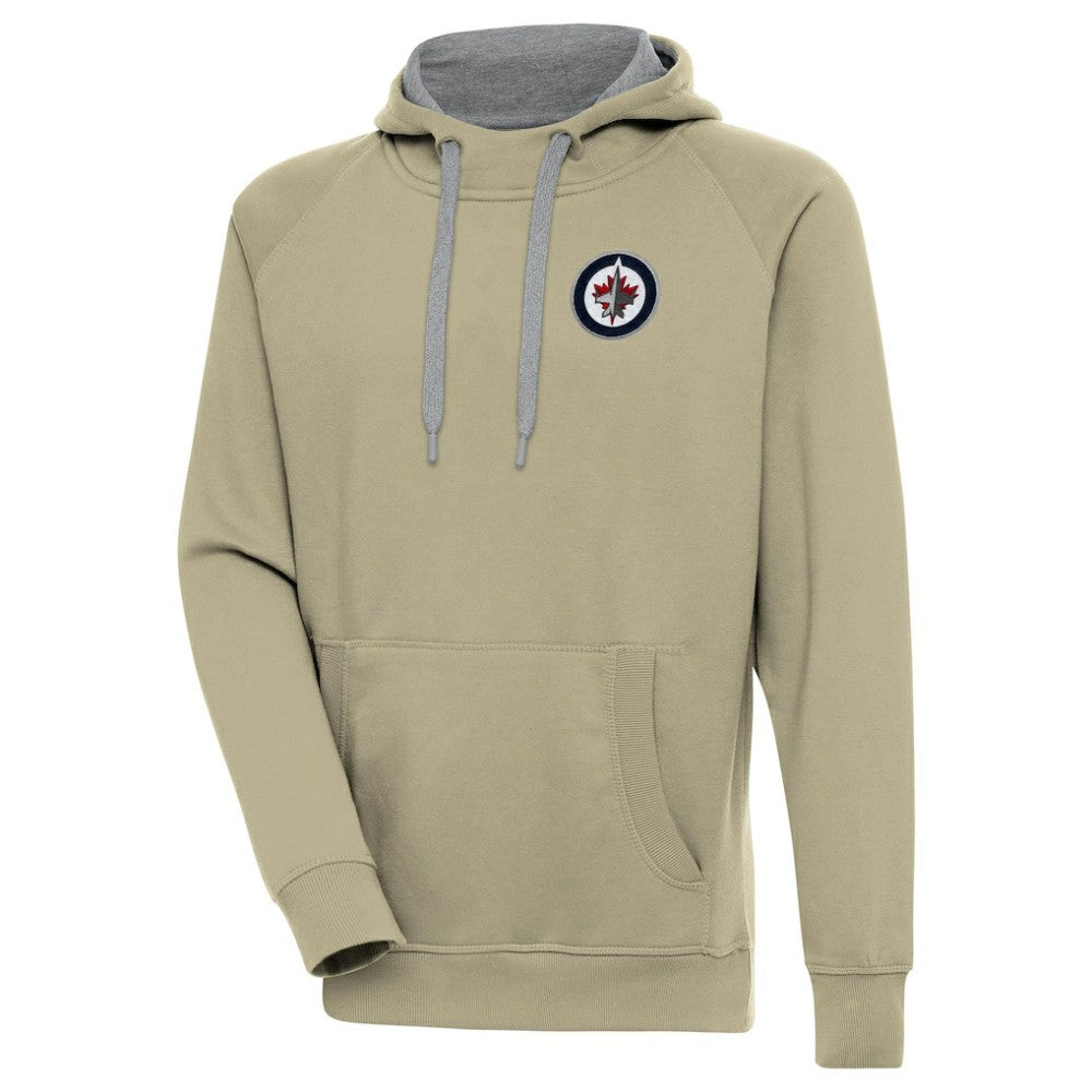 Winnipeg Jets Antigua Victory Pullover Hoodie - Khaki | NHL sale