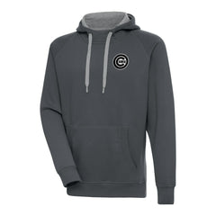 Chicago Cubs Antigua Metallic Victory Pullover Hoodie Online