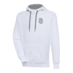 San Diego Padres Antigua Metallic Victory Pullover Hoodie Discount