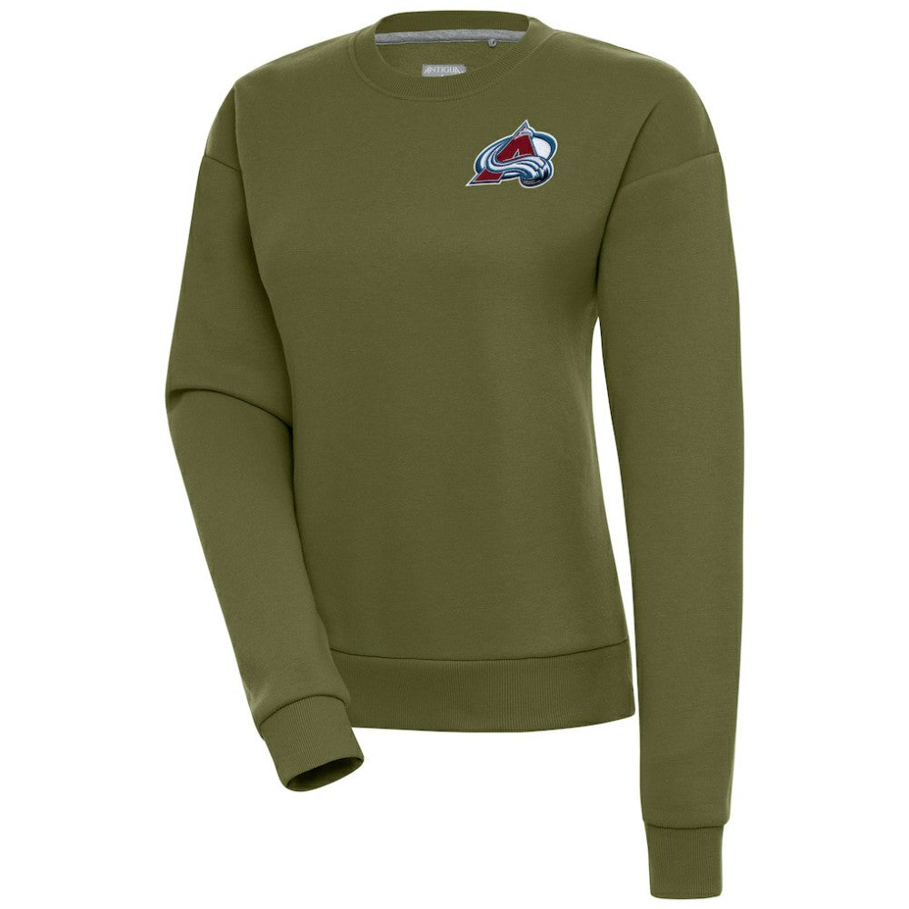 Colorado Avalanche Antigua Women's Victory Pullover Sweatshirt - Olive | NHL online
