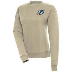 Tampa Bay Lightning Antigua Women's Victory Pullover Sweatshirt - Khaki | NHL online