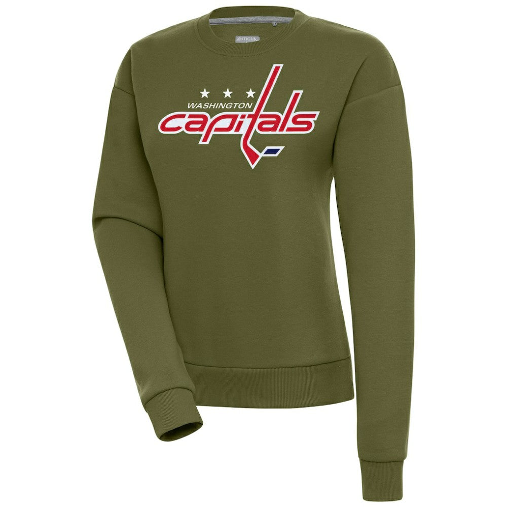 Washington Capitals Antigua Women's Victory Pullover Sweatshirt - Olive | NHL discount