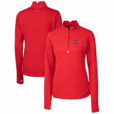 Cleveland Guardians Cutter & Buck Women's DryTec Traverse Stretch Quarter-Zip Pullover Top Discount