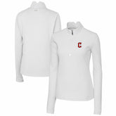 Cleveland Guardians Cutter & Buck Women's DryTec Traverse Stretch Quarter-Zip Pullover Top for sale