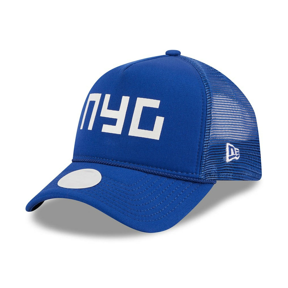 New York Giants New Era Women's McGee Trucker 9FORTY Adjustable Hat - Royal - NFL