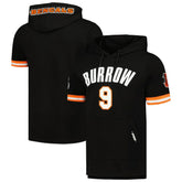 Joe Burrow Cincinnati Bengals Pro Standard Player Name & Number Hoodie T-Shirt - Black - NFL