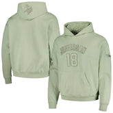 Justin Jefferson Minnesota Vikings Pro Standard Player Name & Number Pullover Hoodie - Light Green - NFL