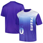 Philadelphia 76ers Big & Tall Sublimated T-Shirt Royal