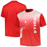 Chicago Bulls Big & Tall Sublimated T-Shirt Red