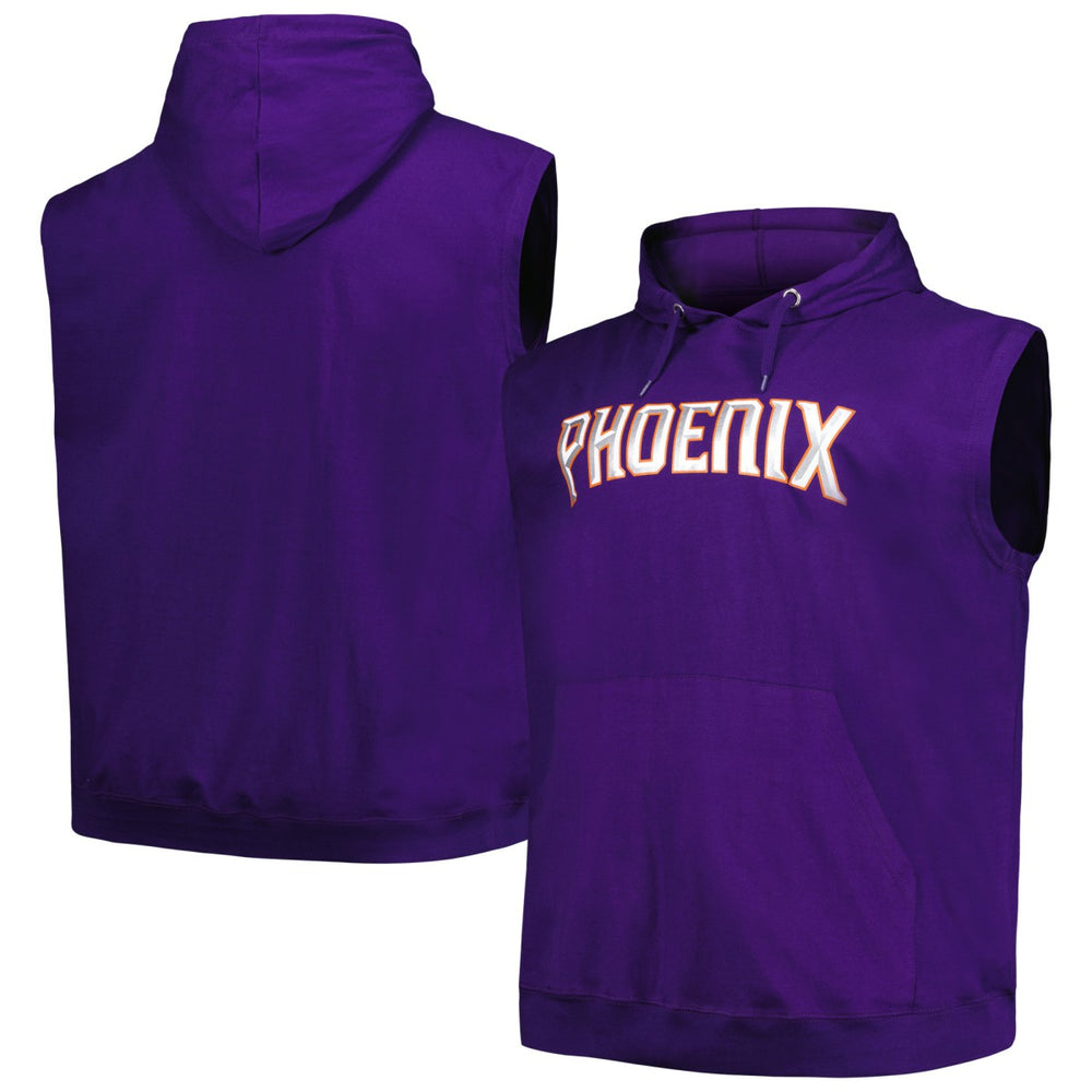 Fanatics Phoenix Suns Big & Tall Jersey Muscle Pullover Hoodie Purple