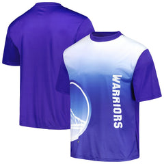 Golden State Warriors Sublimated T-Shirt Purple