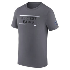 Nike - Paris Saint-Germain Verbiage T-Shirt - Gray