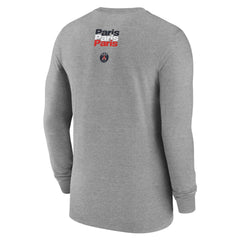 Nike - Paris Saint-Germain Legend Long Sleeve T-Shirt - Heather Gray
