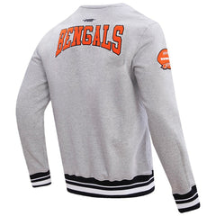 Cincinnati Bengals Pro Standard Crest Emblem Pullover Sweatshirt - Heather Gray - NFL