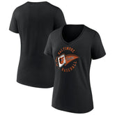 Baltimore Orioles Women's Hometown Baltimore Pennant V-Neck T-Shirt Sale