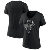 Chicago White Sox Women's Hometown Sox State V-Neck T-Shirt Sale