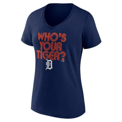 Detroit Tigers Women's Hometown Tiger Daddy V-Neck T-Shirt Outlet